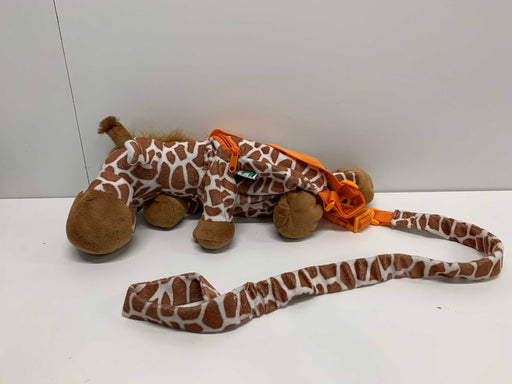 used Animal Planet Giraffe Plush Soft Backpack Bag Harness With Toddler Safety Leash