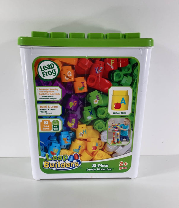 used Leap Frog LeapBuilders Jumbo Blocks Box