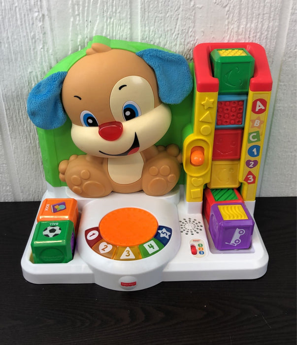 used Fisher Price Laugh and Learn First Words Shape Blocks