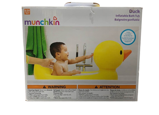 used Munchkin Inflatable Duck Tub