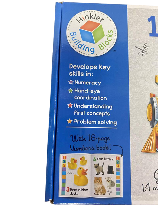 secondhand Hinkler Building Blocks Puzzle Train: 123