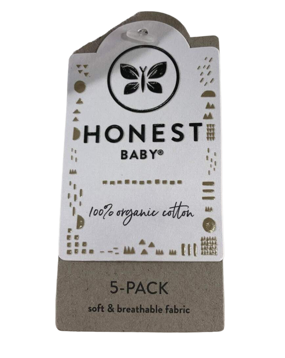 Shop Honest Baby 5-pack Organic Cotton Multi-layer Woven Burp Cloths, Watercolor World at GoodBuy Gear