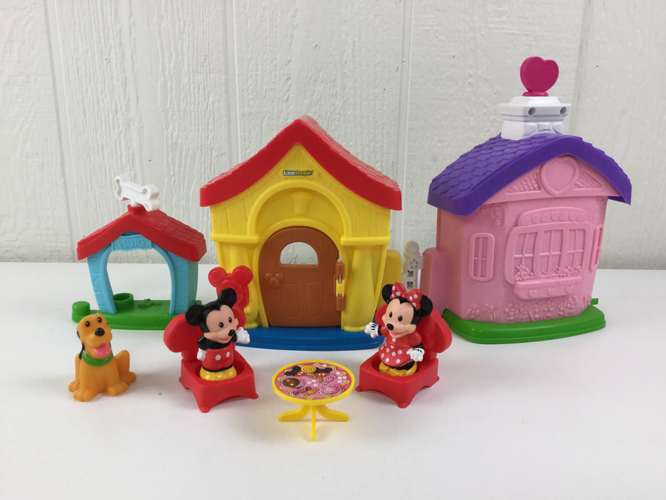 secondhand Fisher Price Disney Mickey And Minnie’s House Playset By Little People