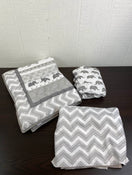 used PS by the Peanutshell 3 Piece Crib Bedding Set