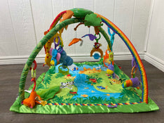 used Fisher Price Rainforest Melodies and Lights Deluxe Gym