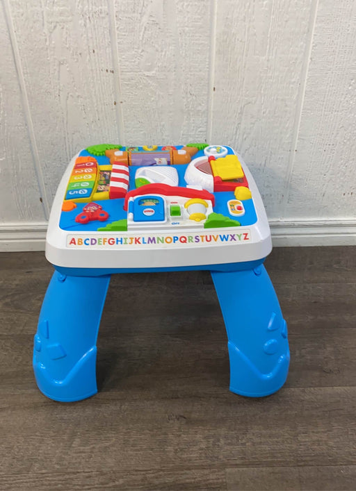 used Fisher Price Laugh & Learn Learning Table, Puppy & Friends