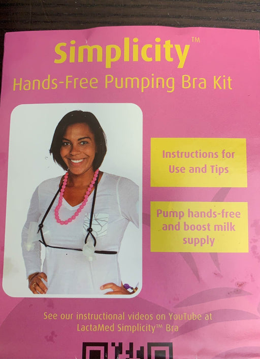 secondhand LactaMed Simplicity Hands Free Pumping Bra Kit