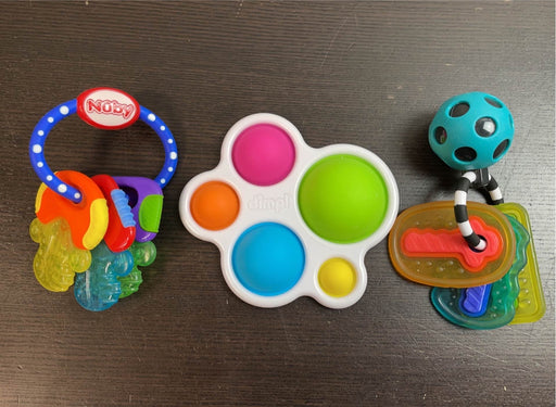 used BUNDLE Teething And Grasping Toys