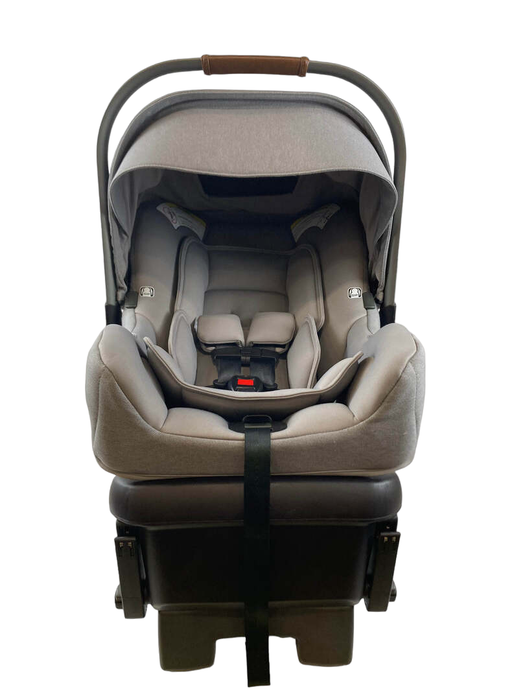 used Nuna PIPA rx Infant Car Seat with RELX Base, Frost