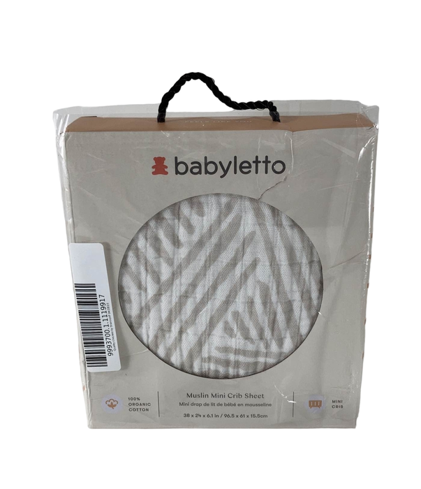 used Babyletto Muslin Mini Crib Sheet