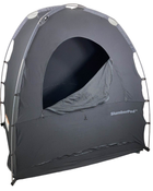 used SlumberPod 3.0 Sleep Canopy with Fan, Black with Gray Accents