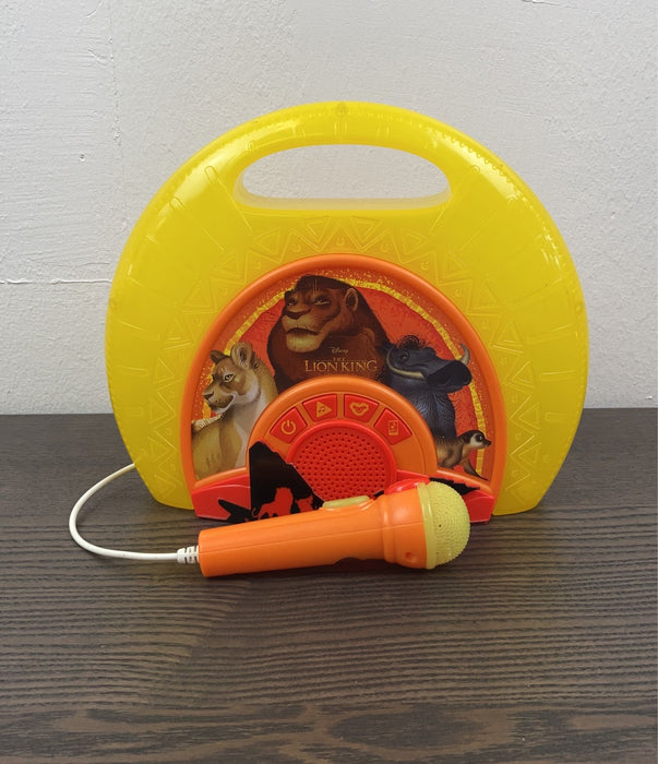 used Disney The Lion King Sing-Along Boombox