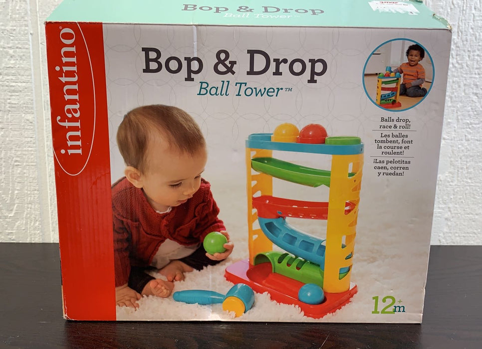 used Infantino Bop And Drop Ball Tower