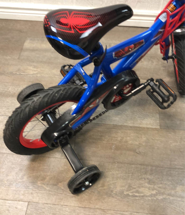 secondhand Huffy Spider-Man Bike, 12"