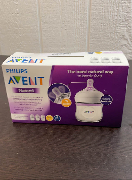 Shop Philips Avent Natural Baby Bottle, 4oz, 3pk at GoodBuy Gear