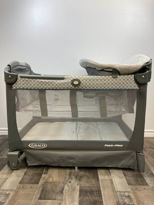 used Graco Pack N Play Playard with Infant Bassinet & Changer