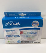 Shop Dr. Brown's Microwave Steam Sterilizing Bags, 5 Pack at GoodBuy Gear