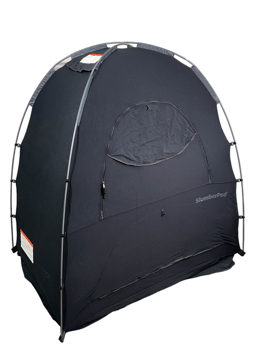 secondhand SlumberPod 3.0 Sleep Canopy, Black with Grey Accents