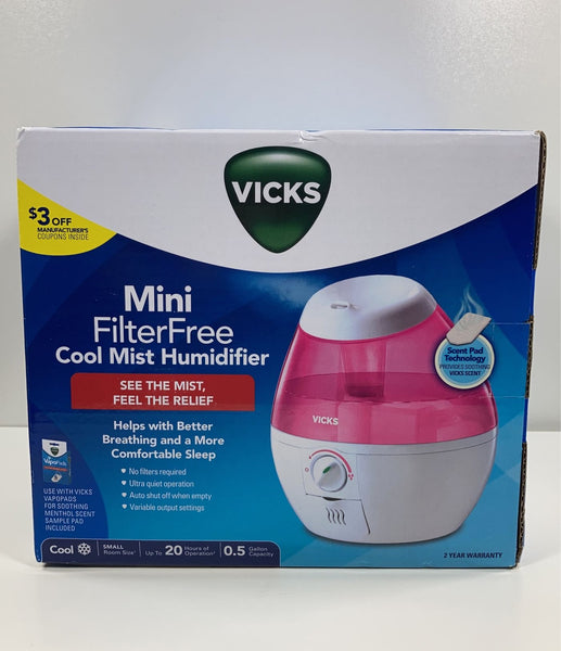 Mini Filter Free Cool Mist Humidifier