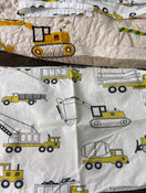 secondhand Land Of Nod Toddler Bedding Set, Construction