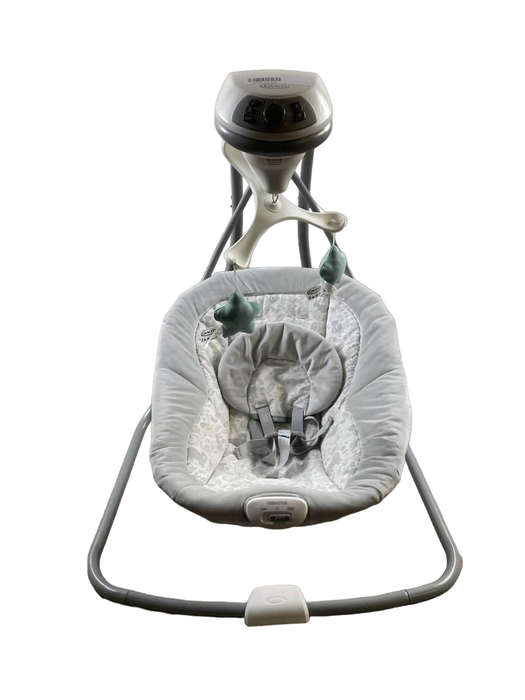 secondhand Graco Simple Sway Baby Swing, Ivy