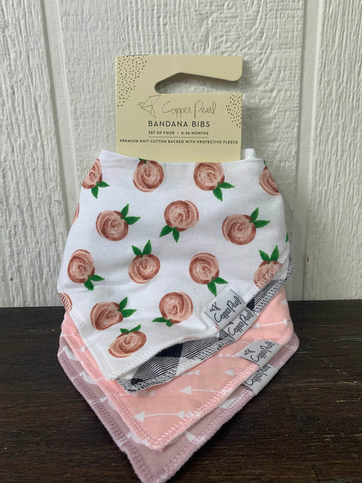 used Copper Pearl Bandana Bibs, Rosie