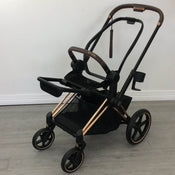 used Cybex Priam Stroller Frame With Waterproof Cover And Car seat Adapters