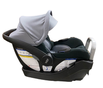 secondhand Britax Willow S Infant Car Seat With Alpine Base, 2023, Graphite Onyx