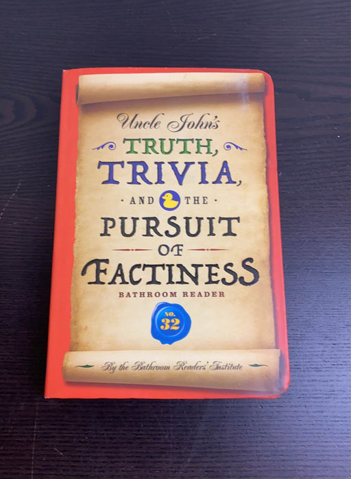 used Portable Press Uncle John’s Truth, Trivia, And The Pursuit Of Factiness Bathroom Reader