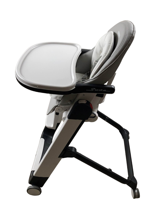 secondhand Peg Perego Siesta High Chair, Ice Grey