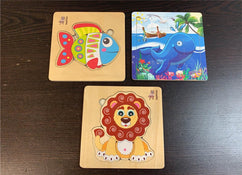 used BUNDLE Wooden Puzzles