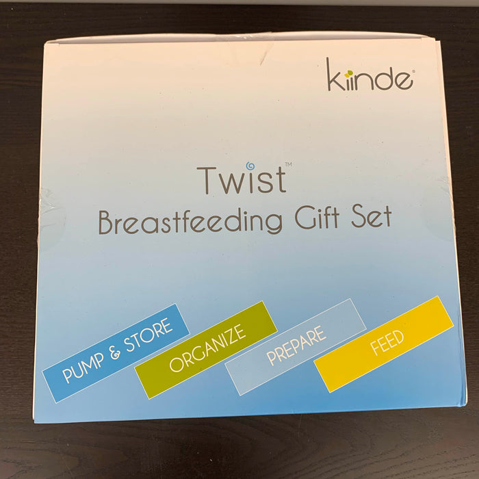 secondhand Kiinde Breast Milk Storage Twist Gift Set