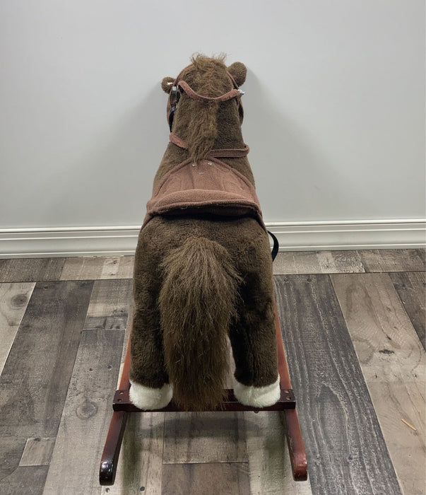 Shop Chrisha Playful Plush Rocking Horse at GoodBuy Gear