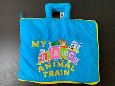 used Pockets Of Learning My ABC Animal Train Travel Bag