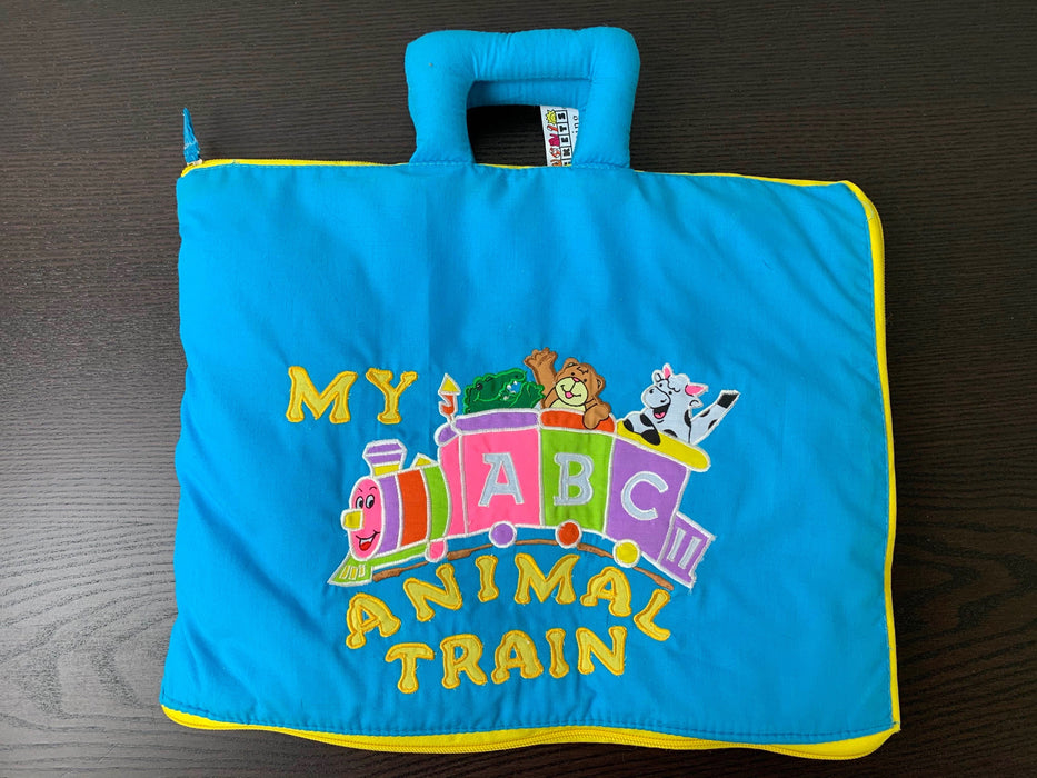 used Pockets Of Learning My ABC Animal Train Travel Bag
