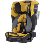 used Diono Radian 3QXT Convertible Car Seat, 2021, Yellow Mineral