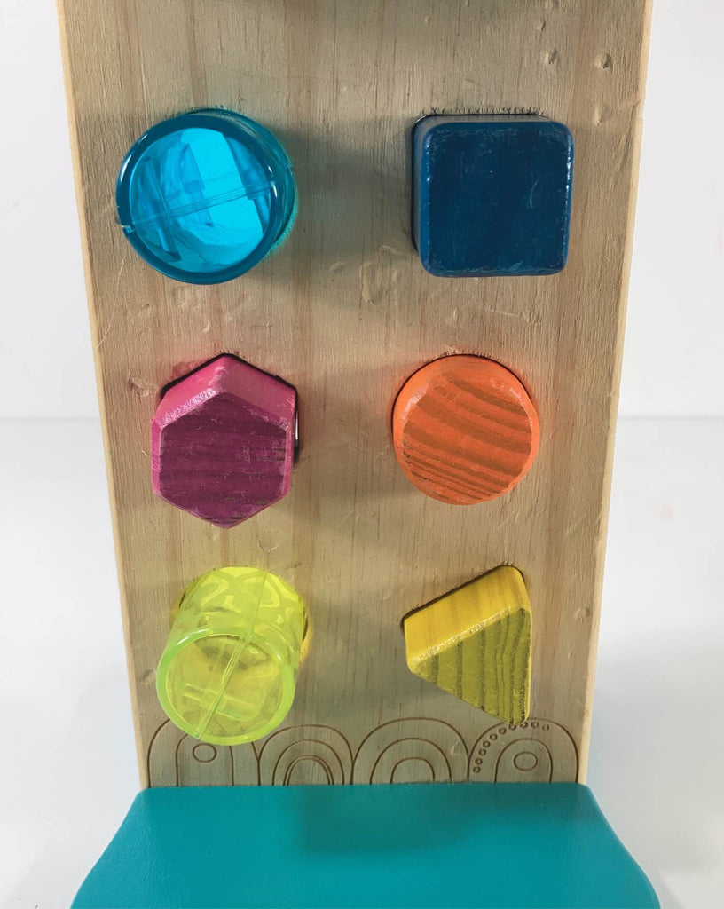 B. Toys Wooden Shape Sorter Hammering Bench