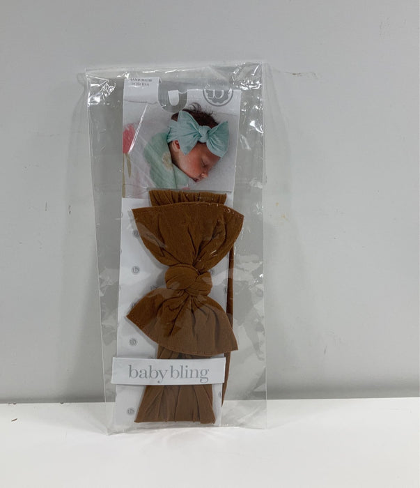 Shop Baby Bling Shabby Knot Headband, Camel at GoodBuy Gear