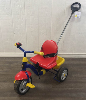 Kettler trike with outlet push bar