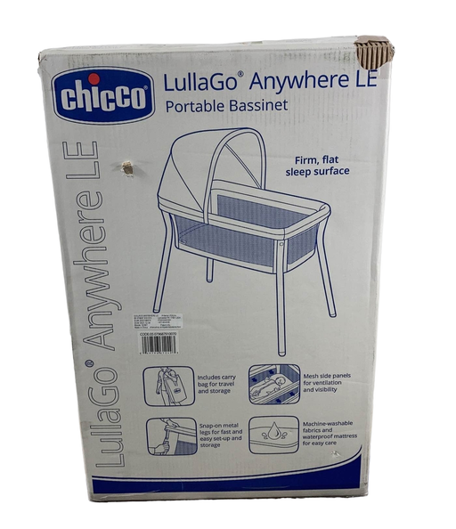 used Chicco LullaGo Anywhere LE Portable Bassinet