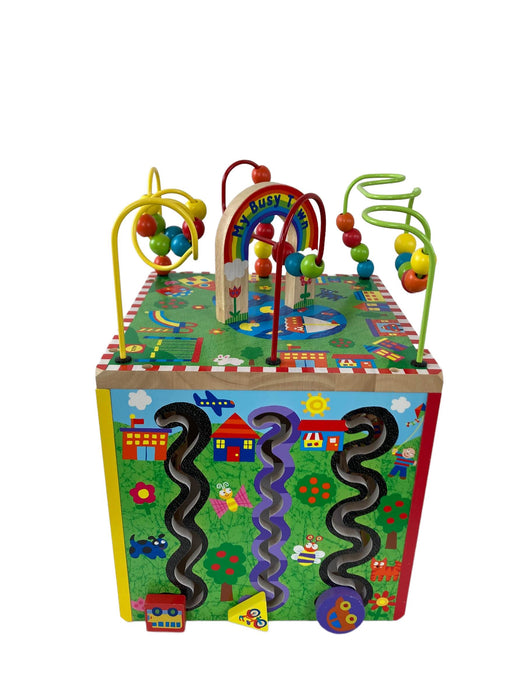 Shop ALEX Jr. My Busy World Wooden Activity Cube at GoodBuy Gear