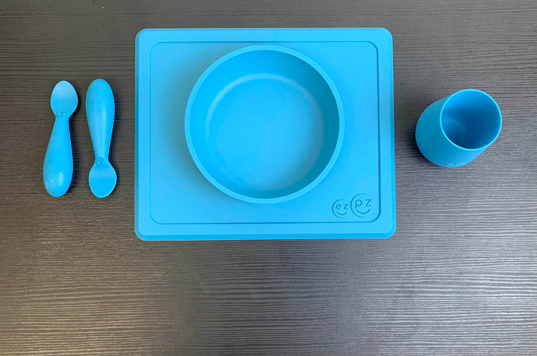 Shop ezpz First Foods Set, Blue at GoodBuy Gear