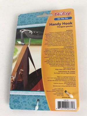 thumbnail image 2 of Nuby Baby Stroller Hook OIF8& For Diaper Bag - Handy Hook Baby Stroller Accessory Easy Grip Clip Black 2 of 14
