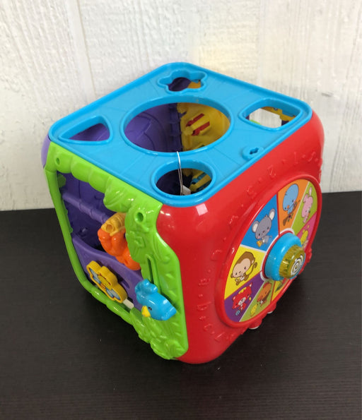 secondhand VTech Sort And Discover Activity Cube