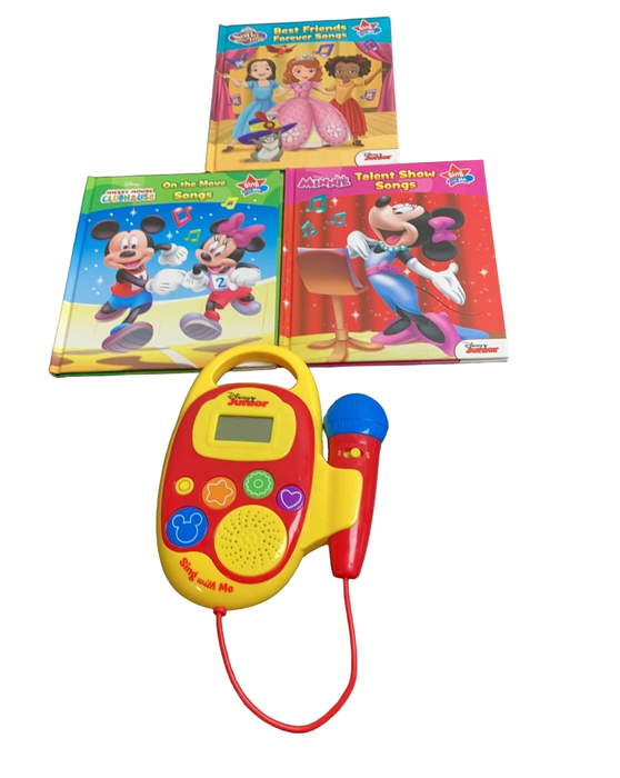 used Disney Junior Mickey Mouse Sing-Along Music Player And Book Library