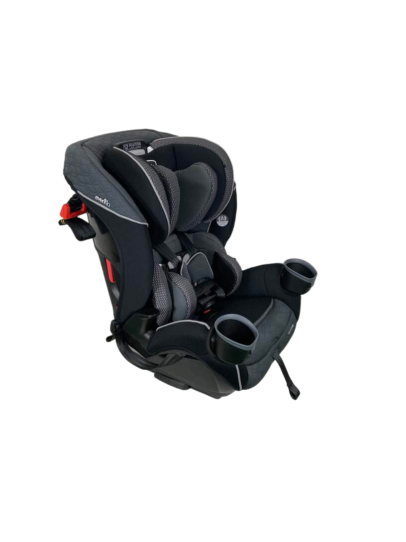 Evenflo EveryFit 4-in-1 Convertible Car Seat, 2024, Aries Black