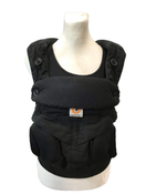 used Ergobaby 360 All Positions Cotton Baby Carrier, Pure Black