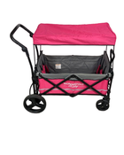 secondhand Wonderfold X2 Push + Pull Double Stroller Wagon, 2019, Pretty-n-Pink