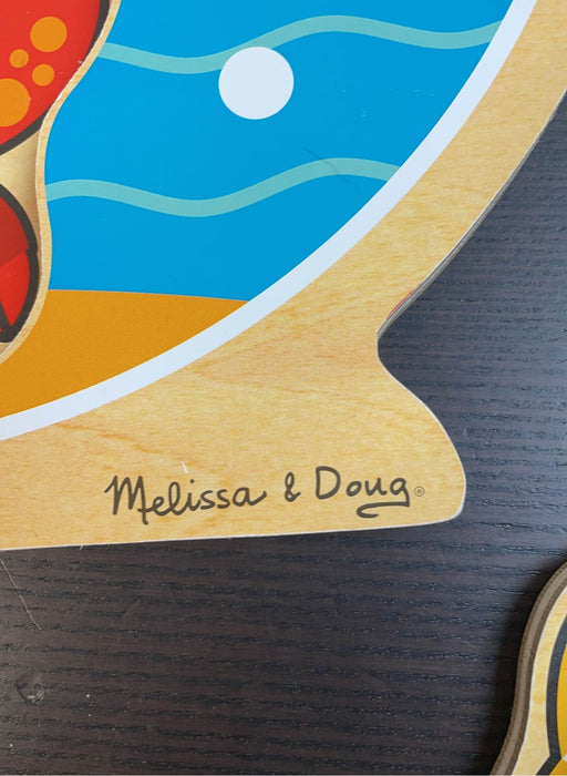 secondhand Melissa & Doug Jumbo Knob Puzzle