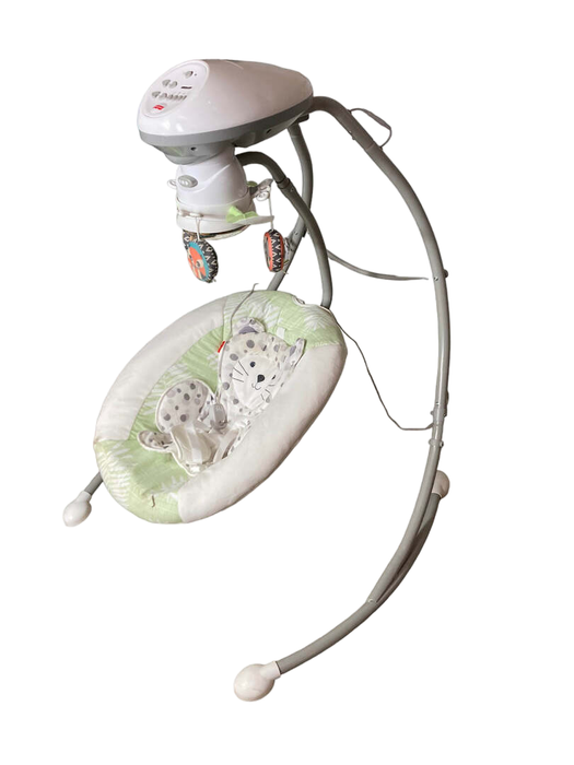 used Fisher Price Cradle 'n Swing, Snow Leopard